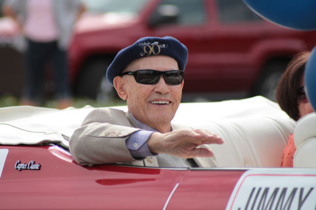 Mike Grgich at the 2013 Yountville Parade